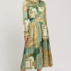 Hot Aida Smocked Midi Dress Women Midi Dresses