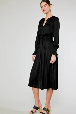 Sale Aida Smocked Midi Dress Women Midi Dresses