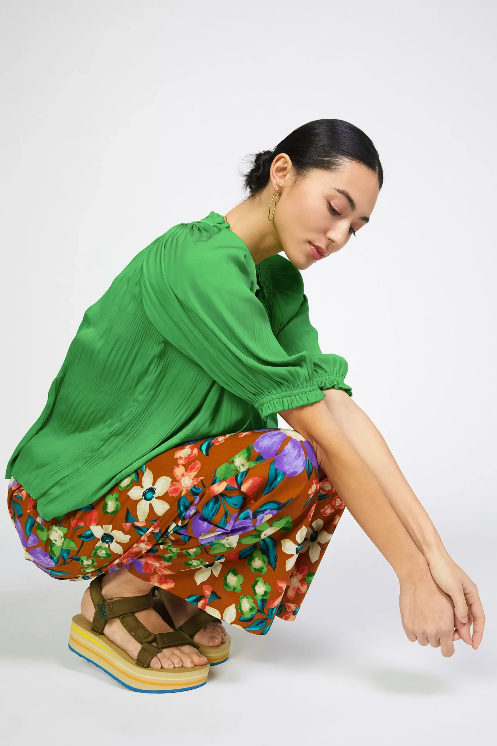 Discount Angelica Pleated Blouse Women Short Sleeve Tops | Long Sleeve Tops