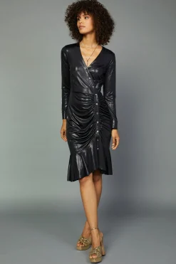 Discount Asymmetrical Button Dress Women Mini Dresses