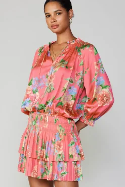 Hot Aurelie Floral Mini Dress Women Mini Dresses