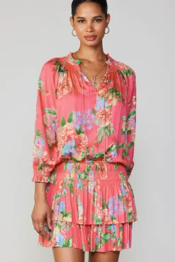 Hot Aurelie Floral Mini Dress Women Mini Dresses