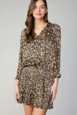 Outlet Aurelie Floral Print Mini Dress Women Mini Dresses