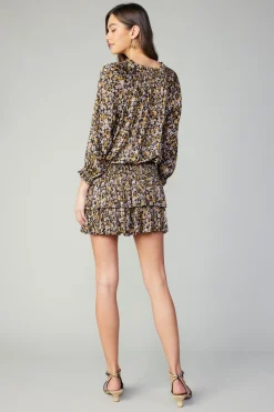 Outlet Aurelie Floral Print Mini Dress Women Mini Dresses