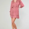 Outlet Aurelie Pleated Mini Dress Women Mini Dresses