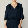 Discount Aurelie Pleated Mini Dress Women Mini Dresses