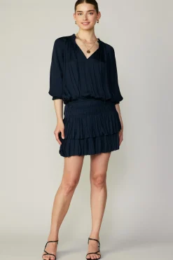 Discount Aurelie Pleated Mini Dress Women Mini Dresses