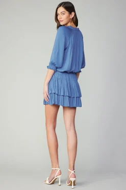 Outlet Aurelie Pleated Mini Dress Women Mini Dresses