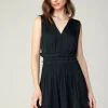 Outlet Aurora Crinkle Pleated Mini Dress Women Mini Dresses
