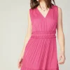 Fashion Aurora Crinkle Pleated Mini Dress Women Mini Dresses