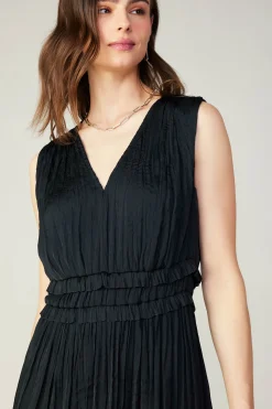 Outlet Aurora Crinkle Pleated Mini Dress Women Mini Dresses