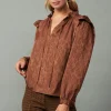 Discount Autumn Puff Sleeve Blouse Women Long Sleeve Tops