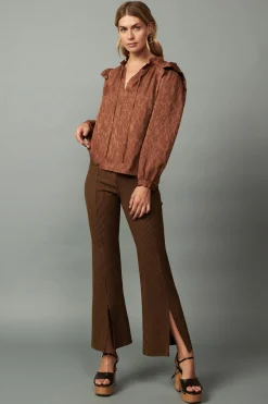Discount Autumn Puff Sleeve Blouse Women Long Sleeve Tops