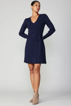 Online Belted Knit Mini Dress Women Knitwear | Mini Dresses