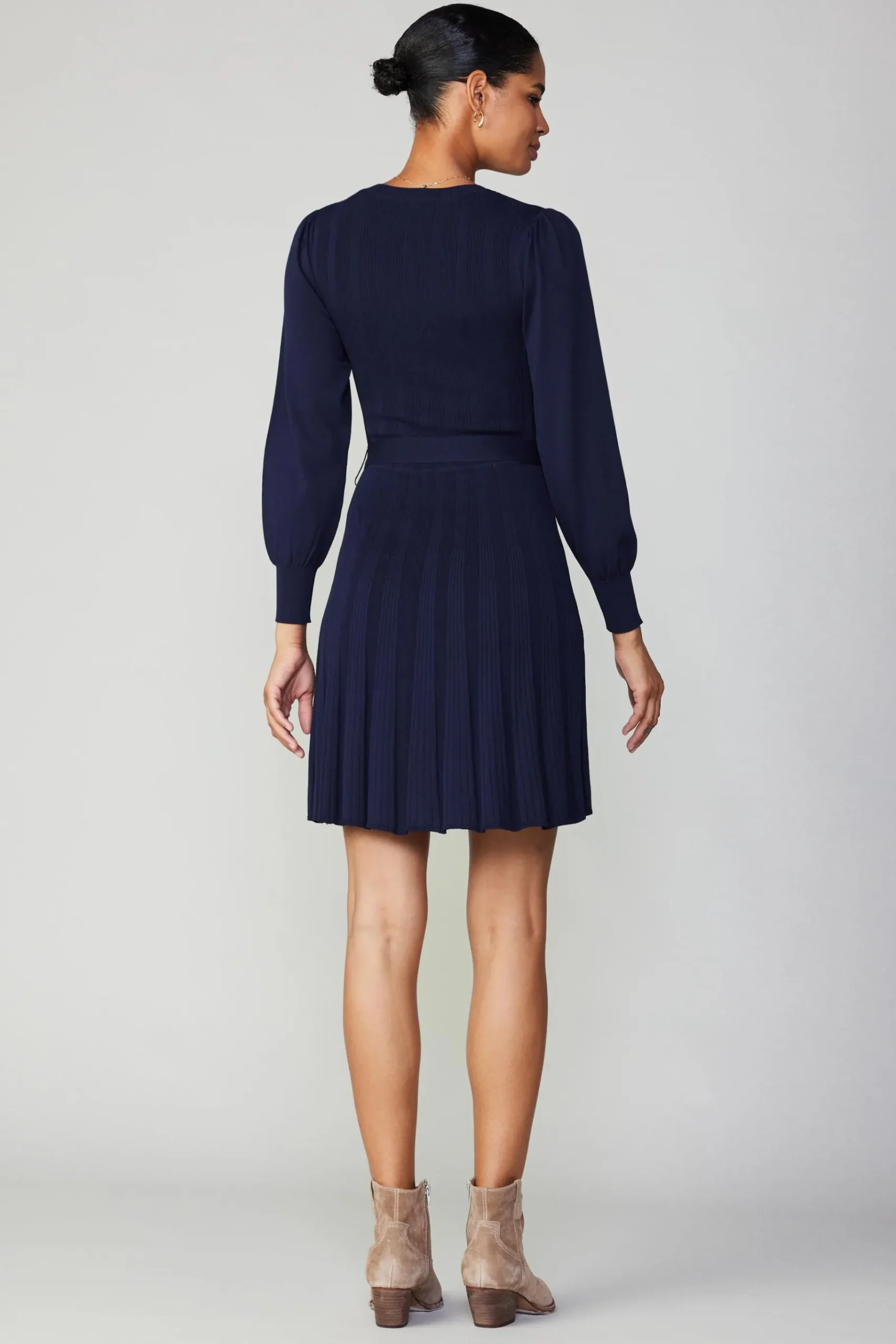 Online Belted Knit Mini Dress Women Knitwear | Mini Dresses