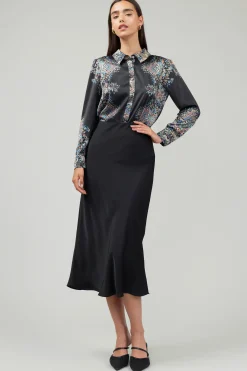 Best Bias Midi Skirt Women Skirts