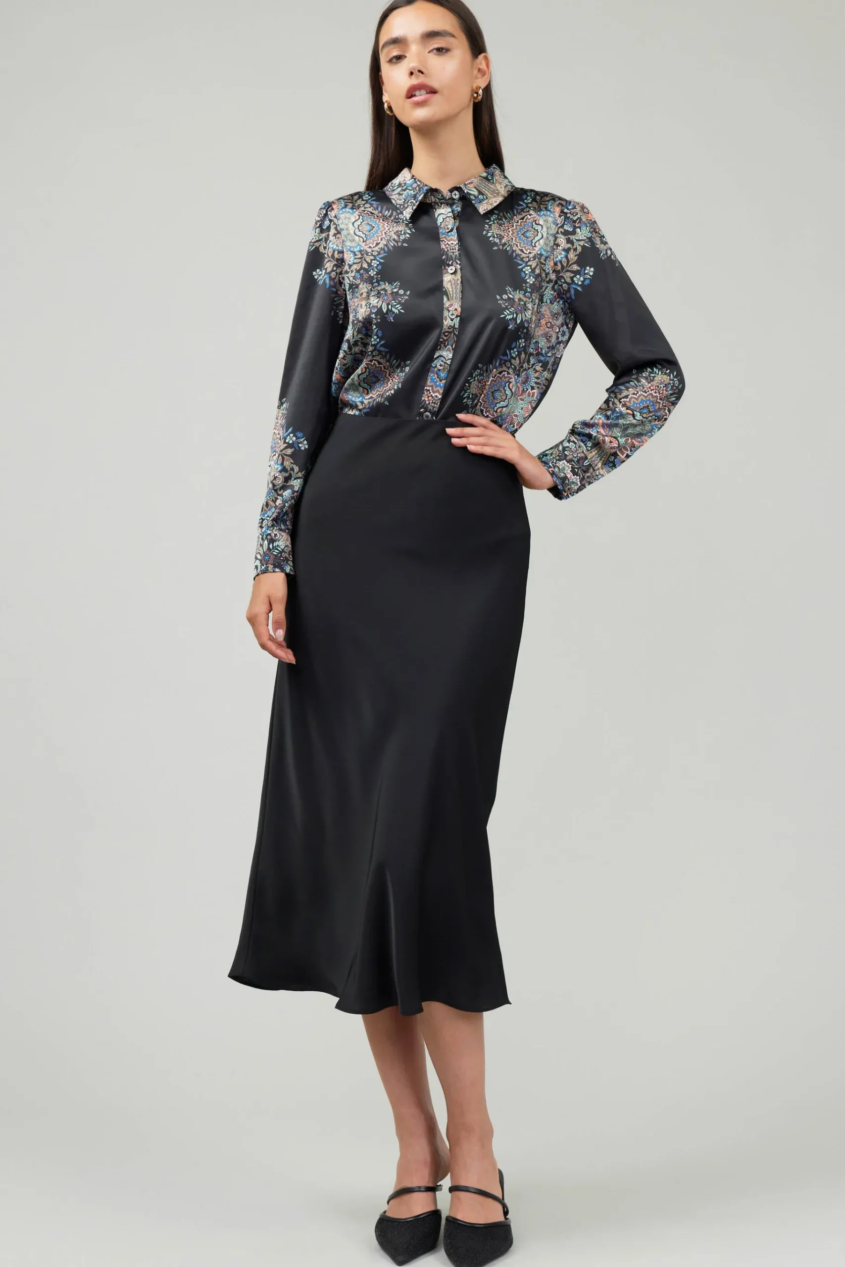 Best Bias Midi Skirt Women Skirts