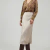 Outlet Bias Midi Skirt Women Skirts
