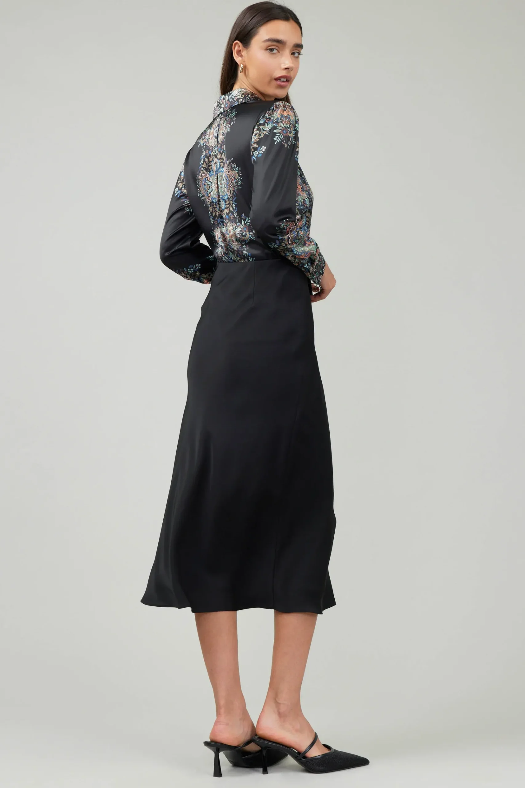 Best Bias Midi Skirt Women Skirts