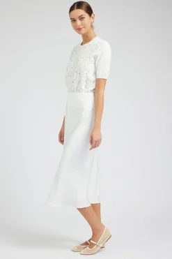 Sale Bias Midi Skirt Women Skirts