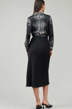 Best Bias Midi Skirt Women Skirts