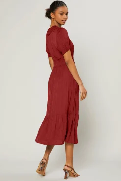 Outlet Brooklyn Pleated Midi Dress Women Midi Dresses