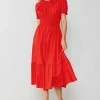 Online Brooklyn Poplin Midi Dress Women Midi Dresses