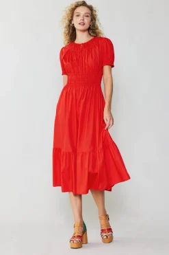 Online Brooklyn Poplin Midi Dress Women Midi Dresses