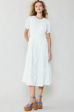 Outlet Brooklyn Poplin Midi Dress Women Midi Dresses
