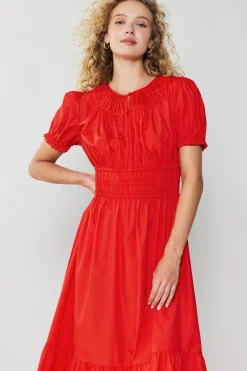 Online Brooklyn Poplin Midi Dress Women Midi Dresses