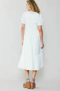 Outlet Brooklyn Poplin Midi Dress Women Midi Dresses