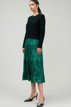 New Button Up Tweed Cardigan Women Cardigans
