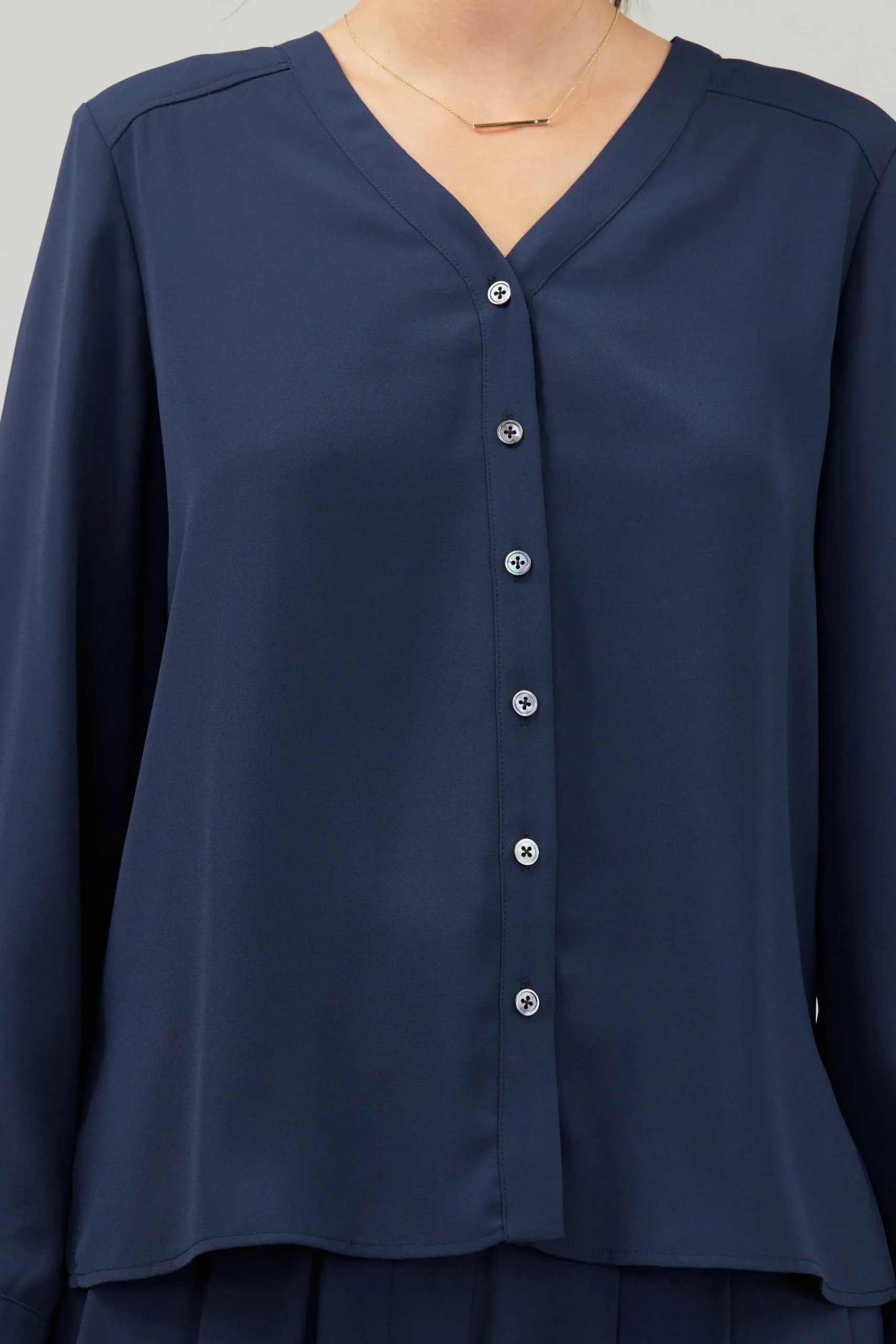 Online Buttondown Blouse Women Long Sleeve Tops