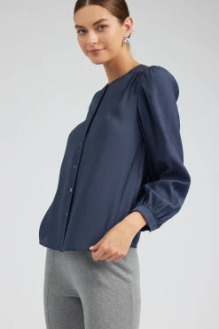 Sale Buttoned Blouse Women Long Sleeve Tops