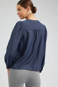 Sale Buttoned Blouse Women Long Sleeve Tops