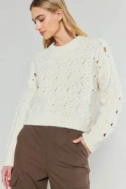 Online Cable Knit Sweater Women Knitwear | Sweaters