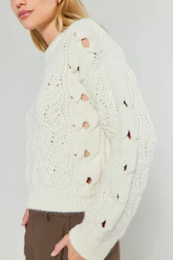 Online Cable Knit Sweater Women Knitwear | Sweaters