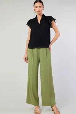Online Cap Sleeve Blouse Women Short Sleeve Tops