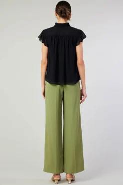 Online Cap Sleeve Blouse Women Short Sleeve Tops