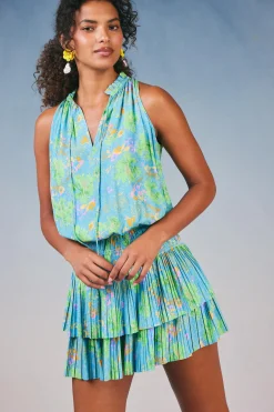 Discount Cara Pleated Mini Dress Women Mini Dresses