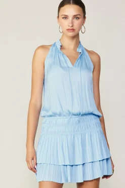 Outlet Cara Pleated Mini Dress Women Mini Dresses