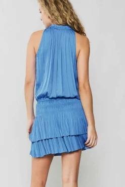 Online Cara Pleated Mini Dress Women Mini Dresses