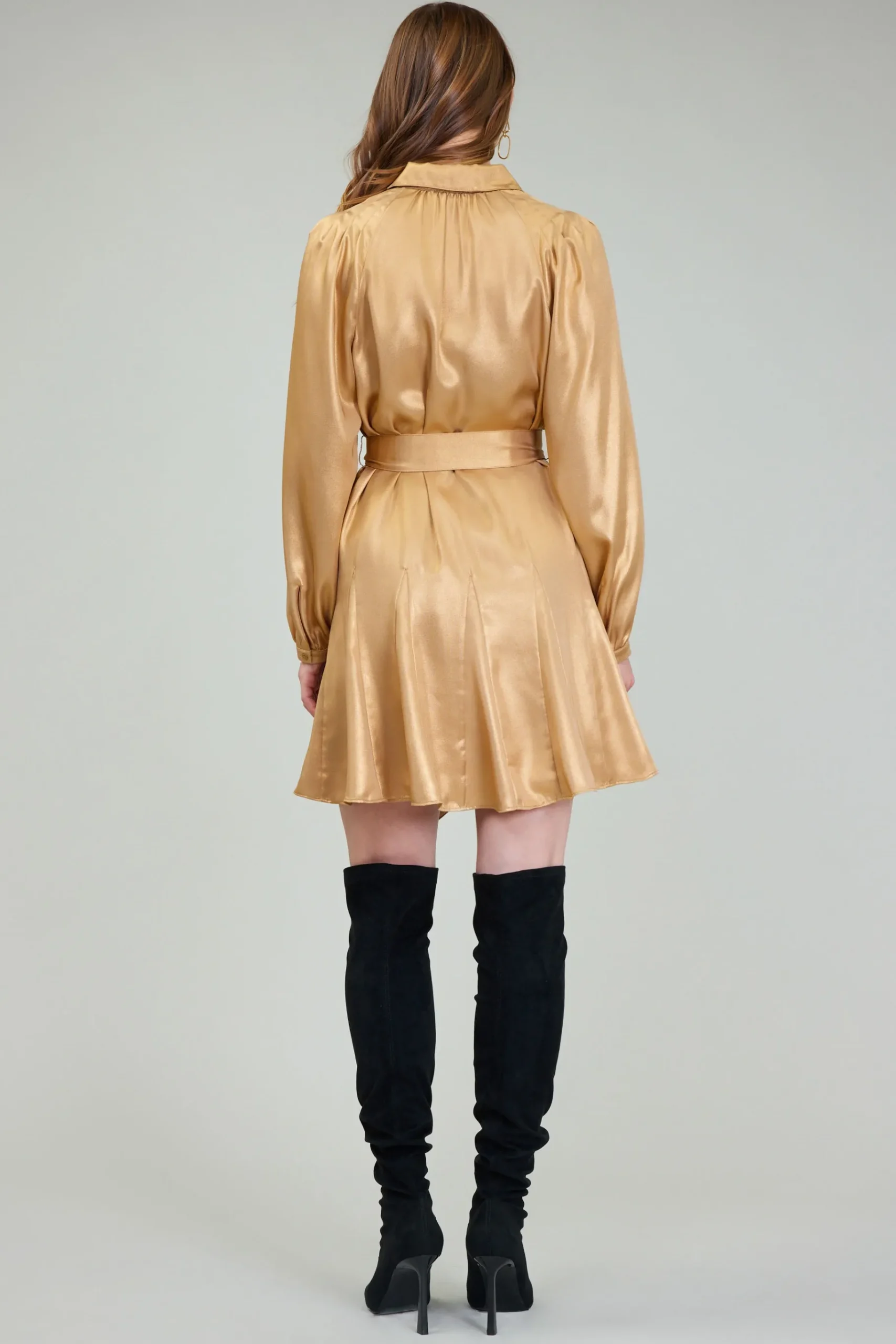 Sale Carmel Metallic Mini Dress Women Mini Dresses