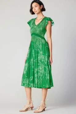 Discount Carolina Pleated Skirt Midi Dress Women Midi Dresses
