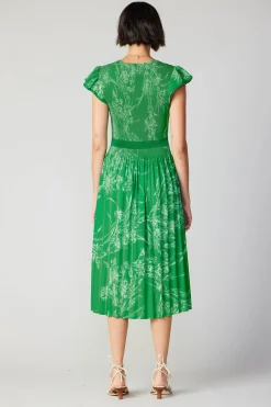 Discount Carolina Pleated Skirt Midi Dress Women Midi Dresses