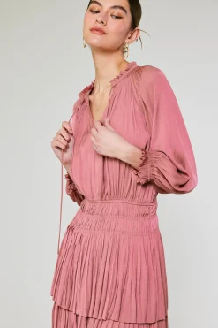 Outlet Cecile Smocked Mini Dress Women Mini Dresses