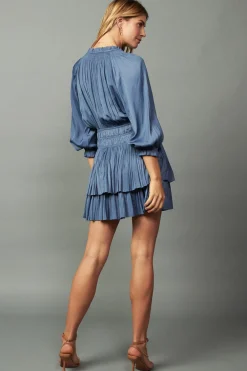 Best Cecile Smocked Mini Dress Women Mini Dresses