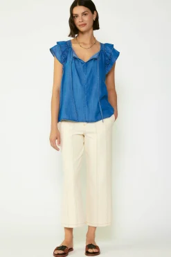 Discount Back Cutout Top Women Sleeveless Tops | Short Sleeve Tops