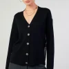 Discount Contrast Paneled Cardigan Women Cardigans | Sweaters