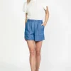 Online Contrast Trim Shorts Women Shorts
